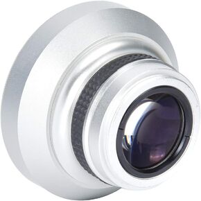 37 Mm Fisheye 37Mm Fisheye Lens 9×8×9 Silver Strong Applicability 37Mm 0.25X Super Fisheye Additional Lens for 37Mm Caliber Camera Lenses