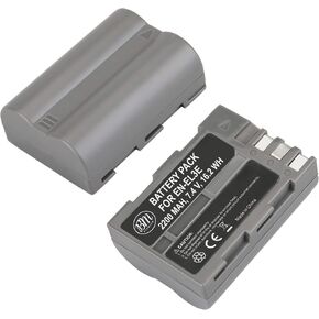 Big Mike's BM Premium EN-EL3e Battery Replacement for Nikon D50, D70, D70s, D80, D90, D100, D200, D300, D300S, D700, MH-18, MH-18a, MH-19, MB-D200, MB-D10 Cameras