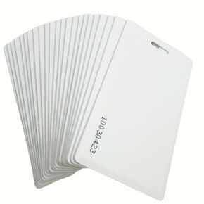 10 Pack Key Card Entry System 26 Bit Proximity Clamshell Weigand Prox Swipe Cards Compatable with ISOProx 1386 1326 H10301 Format Readers and Systems. for Commercial Access