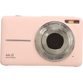Pocket Digital Camera, 44MP 16X Zoom Autofocus Camera, Compact Portable Camera, 2.4 Inch IPS Display, Manually Focus for Travel, Wedding Ceremonies (Black)