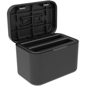 Storage Box Smart Fast Charging Dual Battery Charger Hub for Insta360 One X4 Action Camera