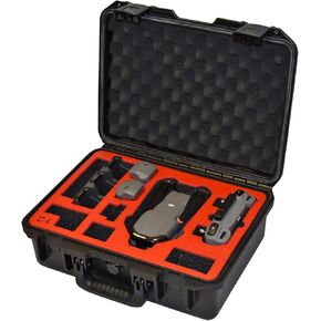 Pelican Case - Compatible with DJI AIR 3 Drone with Fly More Kit Accessories. Also fits any one of these compatible Controllers: RC-N1, RC, RC2, RC Pro or Smart Controller. in Saudi Arabia