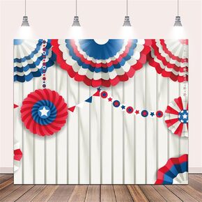 5x3ft Independence Day Backdrop, Patriotic Backdrop for Photography Veterans Day Background 4th of July Patriotic Party Decoration Photo Studio Booth Banner