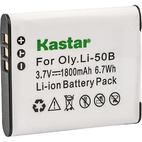 Kastar LI-50B Replacement Lithium-Ion Battery for Olympus Tough 8000, Tough 6000, Stylus 1030 SW, Stylus 9000, Stylus 1010, Stylus 1020 Digital Camera