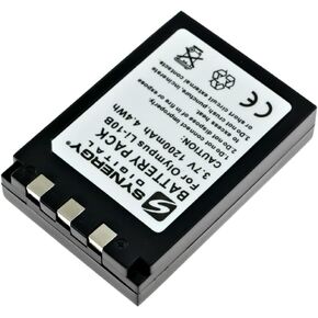 Synergy Digital Camera Battery, Works with Olympus C-765 Digital Camera, (li-ion, 3.7V, 1090 mAh) Ultra Hi-Capacity, Compatible with Olympus LI-10B Battery