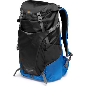Lowepro PhotoSport BP 24L AW III, Hiking Camera Backpack, with Side Access, with Removable Camera Insert, with Accessory Strap System, Blue and Black, for Mirrorless Compatible with Sony α7