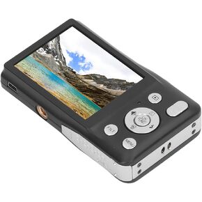 8K HD 68MP Digital Camera with 16X Zoom, Timer Shoot, Beauty Filter, Compact Camera for Teens, Students, Seniors (White)