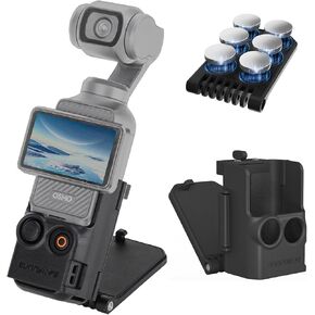 Magnetic Camera Tabletop Stand Holder Comaptible with DJI Osmo Pocket 3, Adjustable Angle Expansion Mount Frame for Pocket 3 Accessories