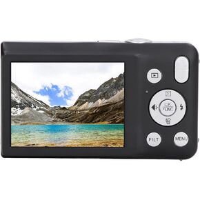 Digital Camera, 8K 68MP Digital Video Camera with 2.7 Inch Display, 16X Digital Zoom, Portrait Selfie Function, Beauty Filters (Black)