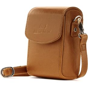 MegaGear MG1496 Sony Cyber-Shot Dsc-Rx100 Vı, Dsc-Rx100 V, Dsc-Rx100 Iv, Dsc-Rx100 Iıı Leather Camera Case With Strap - Black