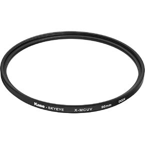 KASE Skyeye 95mm Tele MCUV Shock Proof Tempered Optical Glass Screw-in Filter Anti-Ghosting Anti-Flare Low Reflection Optical Glass Ideal for Telephoto Lenses