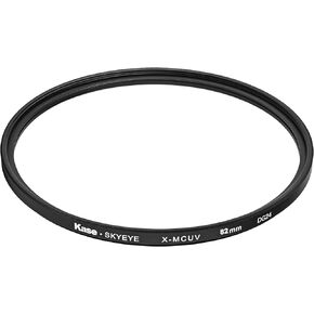 KASE Skyeye 82mm Tele MCUV Shock Proof Tempered Optical Glass Screw-in Filter Anti-Ghosting Anti-Flare Low Reflection Optical Glass Ideal for Telephoto Lenses