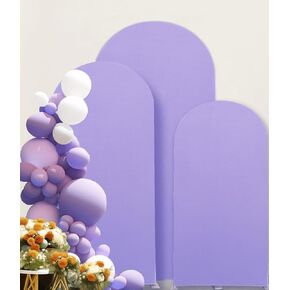 Baby Blue Arch Cover 4ft 5ft 6ft Set of 3 Spandex Arch Backdrop Cover for Wedding Ceremony Birthday Party Baby Shower Engagement Banquet Background Decoration