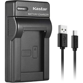 Kastar NP-FW50 Slim USB Battery Charger Replacement for Pixii A1571 Camera, Pixii A2572 Camera, Hasselblad Lunar Mirrorless Digital Camera
