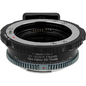 Vizelex ND Throttle Fusion Smart AF Cine Edition Lens Adapter - Compatible with Canon EF/EF-S Lens to Canon RF Mount Cameras with Auto Functions, Vari-ND Filter & Positive-Lock EF Mount