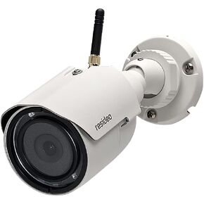 RESIDEO IPCAM-WOC2 Outdoor HD Camera, 2 MP CMOS Sensor, 10x Digital Zoom, 4 User-Defined Motion Detection, 1080p at 30 fps, MicroSD Slot, LED Indicators, IP66 Rated Housing, IR Range Up to 33 feet