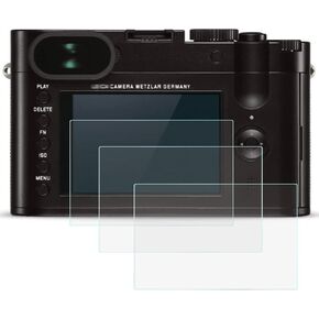 Q(Type116) Screen Protector for Leica Q(Type116) Camera, Fire Rock Ultra-Clear Anti-Scratch Bubble-Free Tempered Glass Cover for Leica Q(116)-3Packs