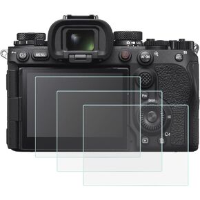 α9 iii Screen Protector for Sony Alpha 9 III a9 iii Camera, Ultra-Clear Anti-Scratch Tempered Glass Cover for Alpha 9 III A9 iii A9 III Camera-3Packs, transparent