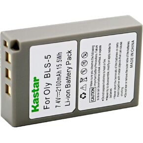 Kastar BLS-5 Replacement Battery for Olympus E-PL2 PS-BLS5 and Olympus OM-D E-400 E-410 E-420 E-450 E-600 E-620 E-P1 E-P2 E-P3 E-PL1 E-PL2 E-PLE15 E-PM1 E-PM2 E-M10 E-PL6 E-PL5 stylus1 Camera