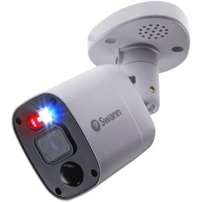 Swann Square Flashing Light 4K Replacement/add on Security Camera SWPRO-4KRQ Police Style Flashing Lights