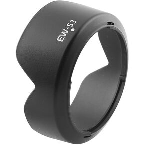Camera Lens Hood Shade, Dedicated Bayonet Mount Hood compatible for Canon EF-M 15-45mm F3.5-6.3 is STM, RF-S 18-45mm F4.5-6.3 is STM Lens replaces EW-53