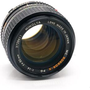 Minolta 50MM f 1.4 Lens for Minolta MD Mount SLR DSLR Cameras (Renewed)