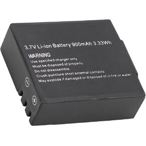 Qiilu 3.7 Li Ion Battery 3.33Wh 3.7V Lithium Ion Battery Black 3.7V 900Mah Battery Original Sport Camera Batteries for Sj4000 Sj5000 M10 Camera in Saudi Arabia