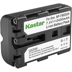Kastar 1-Pack NP-FM500H Battery 7.4V 2400mAh Replacement for Sony Alpha α57 a57, SLT-A57, SLT-A57K, SLT-A57M, SLT-A57Y, Alpha α58 a58, SLT-A58, SLT-A58V, Alpha α65 a65, SLT-A65, SLT-A65V Camera
