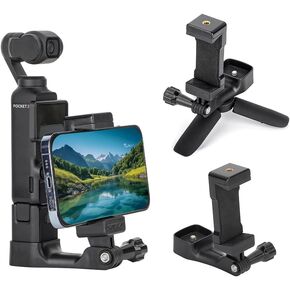 Fergio OSMO Pocket 3 Front Phone Mount Accessories (1/4"Thread Screw), Used with Tripod and Expansion Mount Extension for DJI Osmo Pocket 3