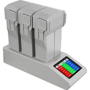 Mini 4 Pro Battery Charging Hub for DJI Mini 4 Pro/Mini 3 Pro/Mini 3 Drone Accessory, Two-Way LED Display Charging Hub for DJI Battery (Charge 3 Batteries)
