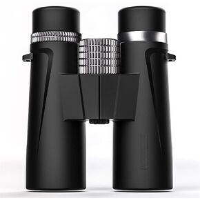 12x42 Waterproof Binoculars for Hunting, Compact Binoculars for Adults with Low Light Night - Vision HD BAK4 FMC Lens Binoculars for Bird Watching Travel Concert Sightseeing