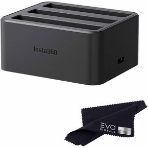 Insta360 X4 Battery(2290mAh)& Fast Charge Hub Bundle/Only Compatiable for X4 Camera (Charger Only)