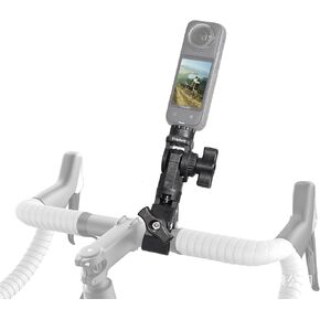 FotoleeyCamera Motorcycle Mount Bicycle Handlebar Mount for Insta360 X4, X3, X2, Ace Pro, Ace, GoPro Hero 12, Hero 11, Hero 10, Adjustable