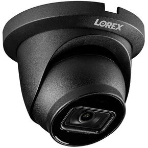 Lorex LNE9242B Indoor/Outdoor 4K Ultra HD Nocturnal 3.0 Smart IP Dome White Camera, Real-Time 30FPS, Listen-in Audio, 150ft IR Night Vision, CNV, IP67, Camera Only (M. Refurbished)