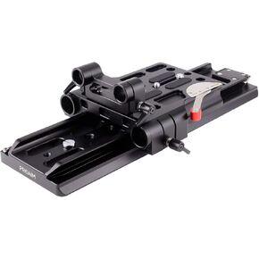 PROAIM Camera Base Plate with 15mm-19mm Rods. Quick Release Plate with Standard Dovetail Plate for DSLR Video Camcorder Camera. (CH-DTPQ-01)