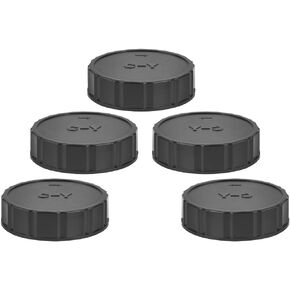 5PCS Plastic Lens Rear Protective Cover for Contax Yasica C Y Mount SLR Camera Lens