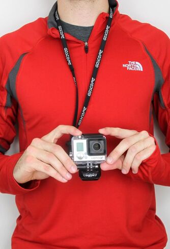 Neck Strap - lanyard/leash/safety strap/tether for GoPro Cameras - HERO3 / HERO3+ / HERO4 / HERO5 / HERO6 / FUSION/HERO SESSION / HERO5 SESSION/GOPRO HERO neck Mount/camera tether in Kuwait