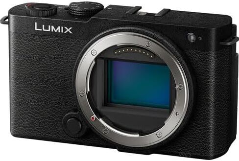 Panasonic LUMIX S9 Mirrorless Full Frame Compact Camera Body (DC-S9BODYK) for Content Creators - Black -Bundle with 2X 64GB UHS-II SDXC Memory Card + Extra Batteries and More Accessories in Saudi Arabia