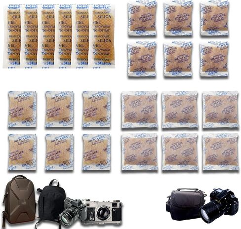 مجفف جل السيليكا Xcivi للكاميرا الرقمية، لكاميرات كوداك، لكاميرات كانون، لكاميرات سوني، لكاميرات ديلانتو، مجفف جل السيليكا للكاميرا الرقمية، 6 عبوات (50، جرام) in Kuwait