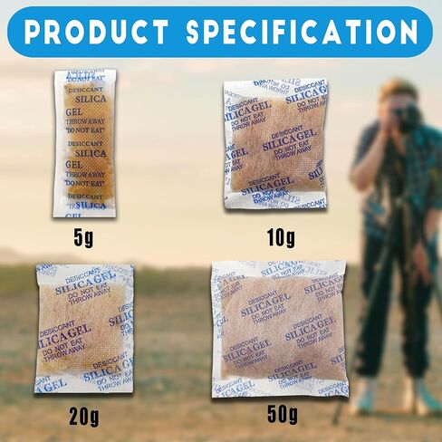 مجفف جل السيليكا Xcivi للكاميرا الرقمية، لكاميرات كوداك، لكاميرات كانون، لكاميرات سوني، لكاميرات ديلانتو، مجفف جل السيليكا للكاميرا الرقمية، 6 عبوات (50، جرام) in Kuwait