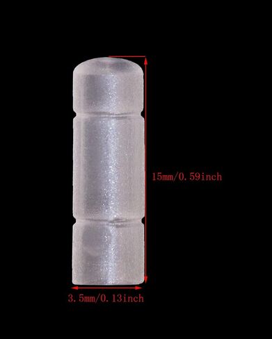 ONLYKXY 30pcs Plastic Male Protector Cap Port Cover Anti-Dust Plugs for Round DC 3.5MM Dust Stopper (White, DC 3.5MM) in Saudi Arabia