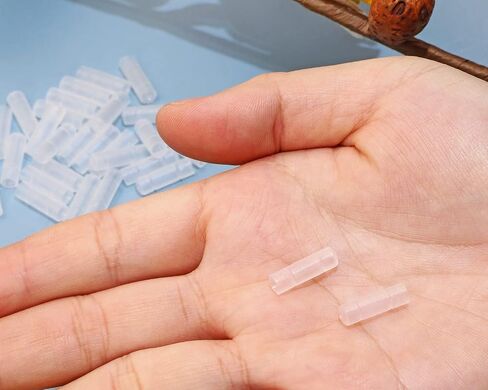 ONLYKXY 30pcs Plastic Male Protector Cap Port Cover Anti-Dust Plugs for Round DC 3.5MM Dust Stopper (White, DC 3.5MM) in Saudi Arabia