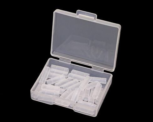 ONLYKXY 30pcs Plastic Male Protector Cap Port Cover Anti-Dust Plugs for Round DC 3.5MM Dust Stopper (White, DC 3.5MM) in Saudi Arabia