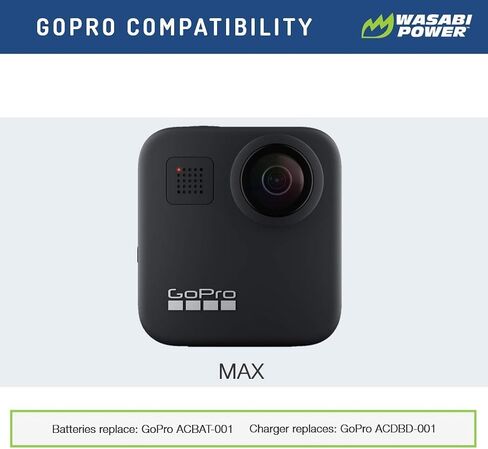 Wasabi Power Replacement for MAX Battery (2-Pack) and ACBAT-001 (Fully Compatible) in Saudi Arabia