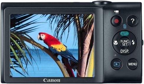 Canon PowerShot A2300 16.0 MP Digital Camera with 5x Digital Image Stabilized Zoom 28mm Wide-Angle Lens with 720p HD Video Recording (Red) (Renewed) in Saudi Arabia