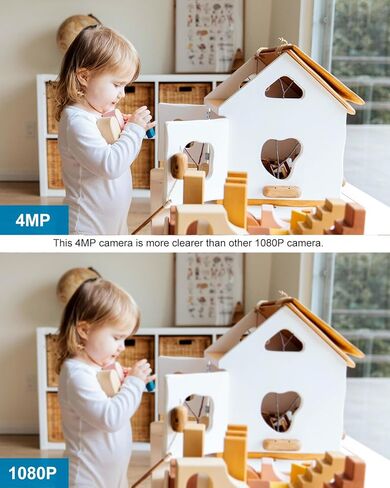 كاميرا أمان واي فاي 5 جيجا هرتز داخلية مع تطبيق Tuya الذكي، وكاميرا 2K 4MP Baby Pet Dog Cat، وكاميرا توصيل تكبير قابلة للإمالة، وكشف حركة AI وتتبع تلقائي، ورؤية ليلية، ومحادثة ثنائية الاتجاه in Kuwait