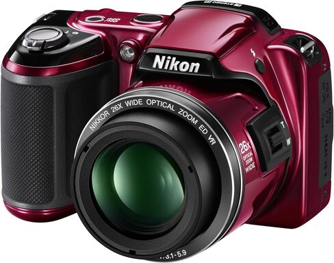 كاميرا Nikon COOLPIX L810 16.1 ميجابكسل رقمية مع عدسة زجاجية NIKKOR ED تكبير 26x وشاشة LCD 3 بوصة (أزرق) (متجددة) in Kuwait