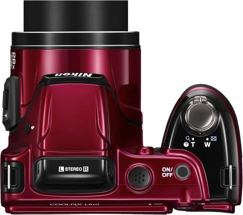 كاميرا Nikon COOLPIX L810 16.1 ميجابكسل رقمية مع عدسة زجاجية NIKKOR ED تكبير 26x وشاشة LCD 3 بوصة (أزرق) (متجددة) in Kuwait