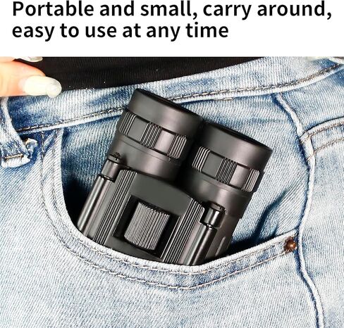 10x25 Binoculars for Adults, High Powered Mini Pocket Binoculars, Waterproof Compact Binoculars for Bird Watching, Hunting, Concert, Theater, Opera, Traveling, Sightseeing in Saudi Arabia