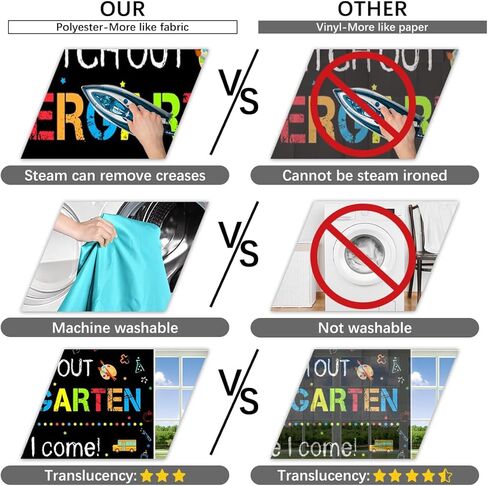 8x6FT Kindergarten Back to School Backdrop, Blackboard Painting Graffiti School Photo Backdrop, Kids First Day in Kindergarten Classroom Party Decoration Banner, Polyester Fabric in Saudi Arabia